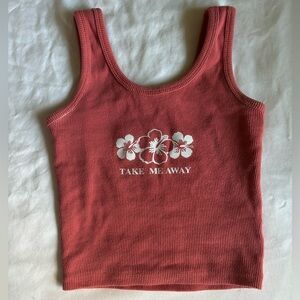 Dark Coral Tank Top